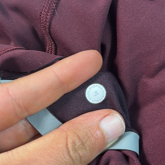 Lululemon In Movement Tight 25" *Everlux Garnet - Picture 2 of 5